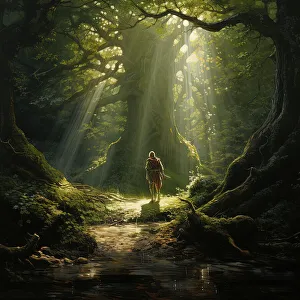 AI IMAGE - Illustration of Robin Hood, 2023. Creator: Heritage Images