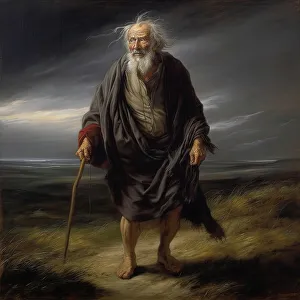 Desperation Prints: AI IMAGE - King Lear, 2023. Creator: Heritage Images
