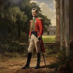 The Iron Duke Prints: AI IMAGE - Portrait of the Duke of Wellington, 1800s, (2023). Creator: Heritage Images