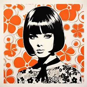 Order Prints: AI IMAGE - Portrait of Mary Quant, 1960s, (2023). Creator: Heritage Images