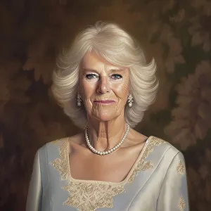 AI IMAGE - Portrait of Queen Camilla, 2023. Creator: Heritage Images