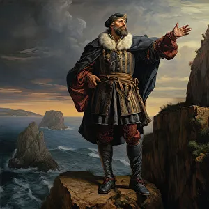 Exploring Prints: AI IMAGE - Portrait of Vasco da Gama