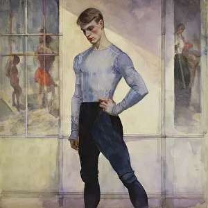 AI IMAGE - Portrait of Vaslav Nijinsky, 1920s, (2023). Creator: Heritage Images