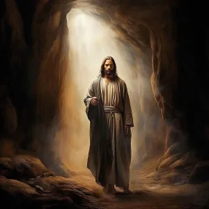 Belief Prints: AI IMAGE - The Resurrection, 2023. Creator: Heritage Images