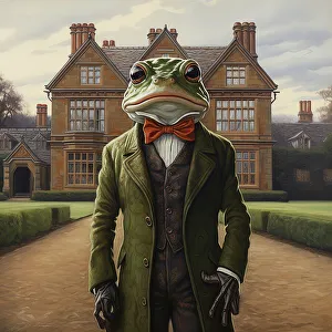 AI IMAGE - Toad, from The Wind in the Willows, 2023. Creator: Heritage Images. AI IMAGE - Toad, from The Wind in the Willows, 2023. Creator: Heritage Images