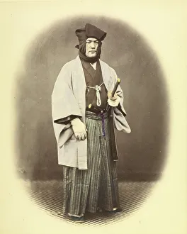 Aidzoo Officer, about 1868. Creator: Felice Beato