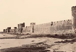 édouard Baldus Collection: Aigues-Mortes, ca. 1859. Creator: Edouard Baldus