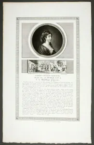 Assassin Prints: Aimee-Cecile-Renaud, from Tableaux historiques de la Revolution Francaise