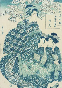 Servant Prints: Aimi of Maru Ebiya, 19th century. Creator: Kikugawa Eizan