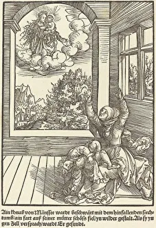 Miracles Prints: Ain khnab von Mansee wardt.. c. 1503. Creator: Master of the Legend Scenes