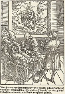 Ainer frawen von Stainerkirchen... c. 1503. Creator: Master of the Legend Scenes