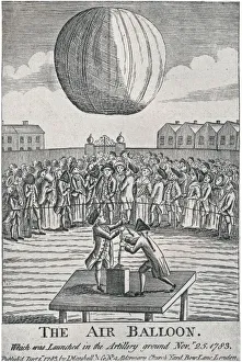 Cecil Reginald Gallery: The Air Balloon, 1783, (1920). Creator: Unknown