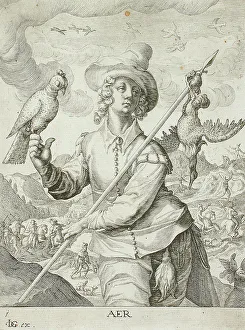 Gheyn Jacques De Ii Prints: Air, c1588. Creator: Jacques de Gheyn II