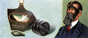 Air Raid Precautions, cigarette card, British, 1938