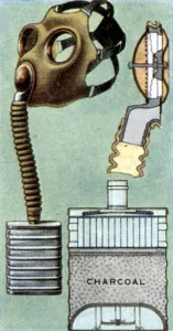 Air Raid Precautions, cigarette card, British, 1938