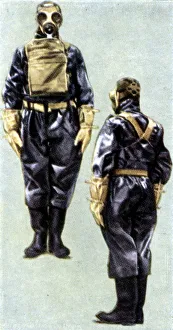 Air Raid Precautions, cigarette card, British, 1938