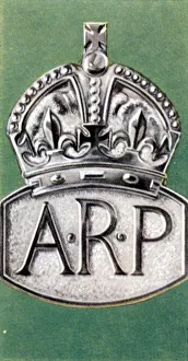 Air Raid Precautions, cigarette card, British, 1938