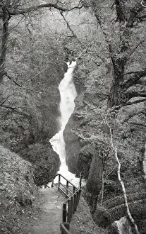 Cumbria Prints: Aira Force Waterfall, Ullswater, Lake District, c1955. Creator: Arthur Charles Kirby Ware