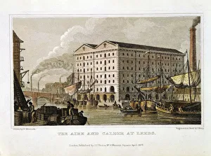 Canal Boat Prints: The Aire and Calder Navigation, Leeds, Yorkshire, 1828. Artist: J Shury