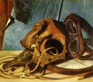 Goggles Gallery: Airmans Equipment, 1932, (1944). Creator: E. A. Harvey
