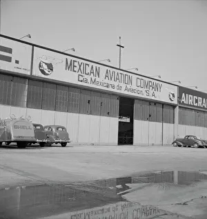 Airport Prints: Airport, Glendale, California, 1937. Creator: Dorothea Lange