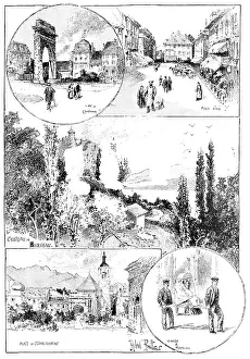 Carl Hentschel Ltd Prints: Aix-Les-Bains and its neighbourhood, visited by the Queen, 1890. Creator: Carl Hentschel