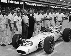 Indiana Prints: AJ Foyt in Lotus-Ford, Indianapolis 500, Indiana, USA, 1965