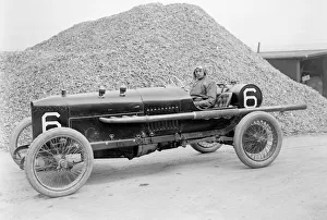 AJ Hancocks 3308 cc Vauxhall at the RAC Isle of Man TT race, 10 June 1914. Artist: Bill Brunell