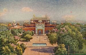 Akbar Collection: Akbars Tomb, Agra, . Creator: Unknown
