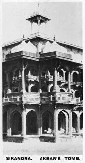 Akbars Tomb, Sikandra, Agra, India, c1925