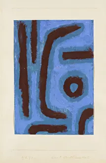 Mixed Media Prints: Akkord fur ein Blumentheater, 1938. Creator: Klee, Paul (1879-1940)