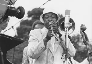 Trombonist Prints: Al Grey, Capital Radio Jazz Festival, 1981. Creator: Brian Foskett