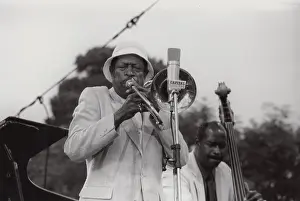 Bass Player Prints: Al Grey, Eddie Jones, Capital Radio Jazz Festival, 1981. Creator: Brian Foskett
