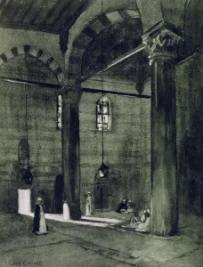 Al-Rifai Mosque, Cairo, Egypt, 1928. Artist: Louis Cabanes Al-Rifai Mosque, Cairo, Egypt, 1928. Artist: Louis Cabanes