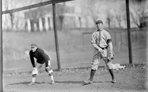 Al Sheer, Right, Washington Al (Baseball), ca. 1913. Creator: Harris & Ewing. Al Sheer, Right, Washington Al (Baseball), ca. 1913. Creator: Harris & Ewing