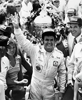 Trophy Prints: Al Unser, winner of the Indy 500, 1978