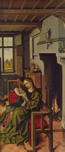 Triptych Prints: Ala De Retablo (Santa Barbara), 1438, (c1934). Artist: Robert Campin