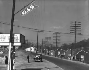 Alabama miners houses near Birmingham, Alabama, 1935. Creator: Walker Evans
