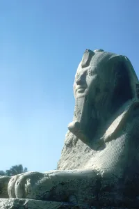 Beast Gallery: Alabaster Sphinx, Memphis, Egypt, 18th or 19th Dynasty, c14th-13th century BC