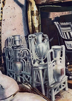 Grave Goods Collection: Alabaster vases, Tutankhamuns tomb, Egypt, 1933-1934