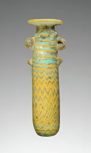 Olive Green Prints: Alabastron, 6th-4th century BC. Creator: Unknown