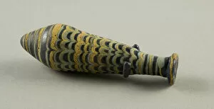 Glass Core Formed Technique Collection: Alabastron (Container for Scented Oil), (3rd-1st century BCE ?). Creator: Unknown