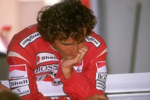 Pensive Prints: Alain Prost, British Grand Prix, Silverstone, Northamptonshire, 1989