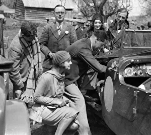 Alan Gallery: Alan Arnold at the Shelsley Walsh Amateur Hillclimb, Worcestershire, 1929. Artist: Bill Brunell