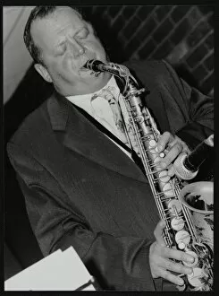Hertfordshire Gallery: Alan Barnes (alto saxophone) playing at The Fairway, Welwyn Garden City, Hertforrdshire, 2002