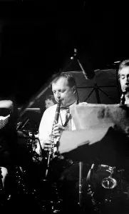 Alan Gallery: Alan Barnes, Ronnie Scotts, London, 1992. Artist: Brian O Connor