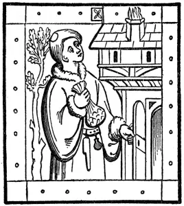 Alan Prints: Alan Middleton, collector of rents, 15th century, (1910)