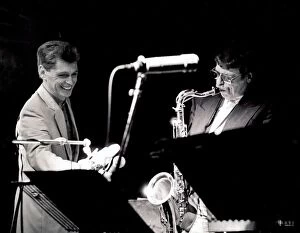 Alan Gallery: Alan Skidmore and Georgie Fame, Ronnie Scotts, London, 1991. Artist: Brian O Connor