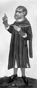 Alan Gallery: Alan Strayler, artist, late 14th century, (1910)