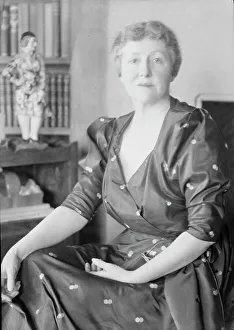 Poise Prints: Alanson, Bertram, Mrs. portrait photograph, between 1927 and 1937. Creator: Arnold Genthe